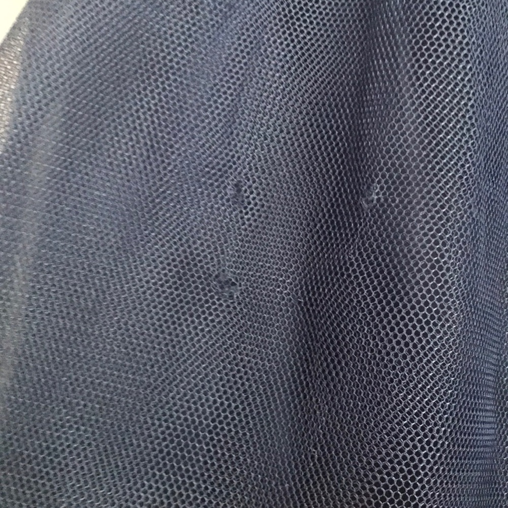 Formal navy blue sequin skater dress - Picture 5 of 5